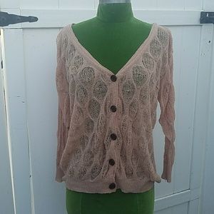 Daytrip by Buckle pink cardigain shirt